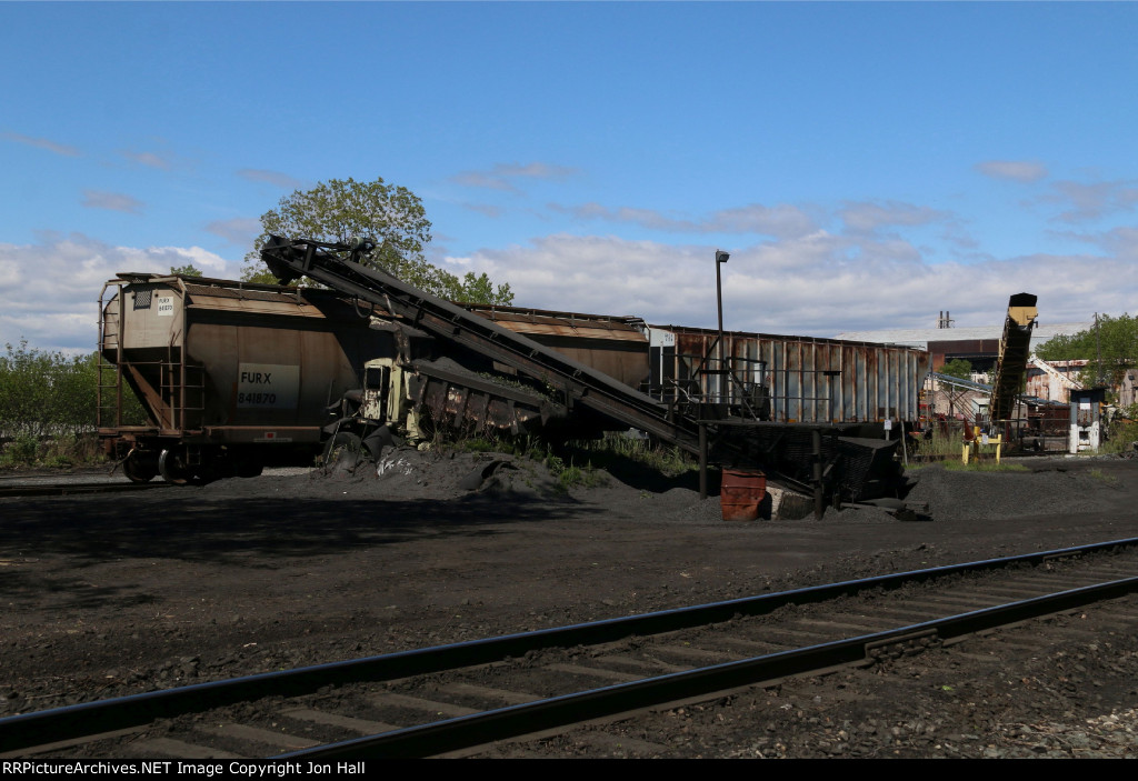 An interesting freight car load out along the old EJ&E south of Bridge 631